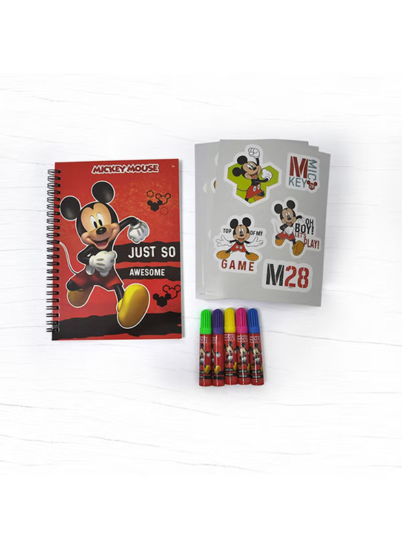 

Disney Mickey Mouse Stationery Set, 12 Pieces, Multicolour