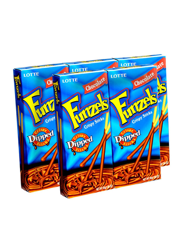 

Lotte Funzel Deeped Chocolate Crispy Sticks, 5 x 30g