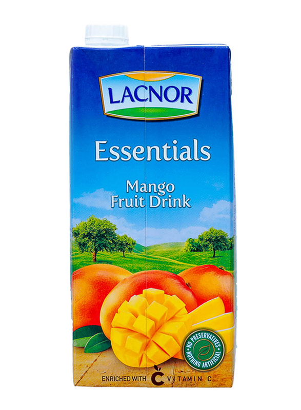 Lacnor Essentials Mango Fruit Juice Drink, 1 Liter