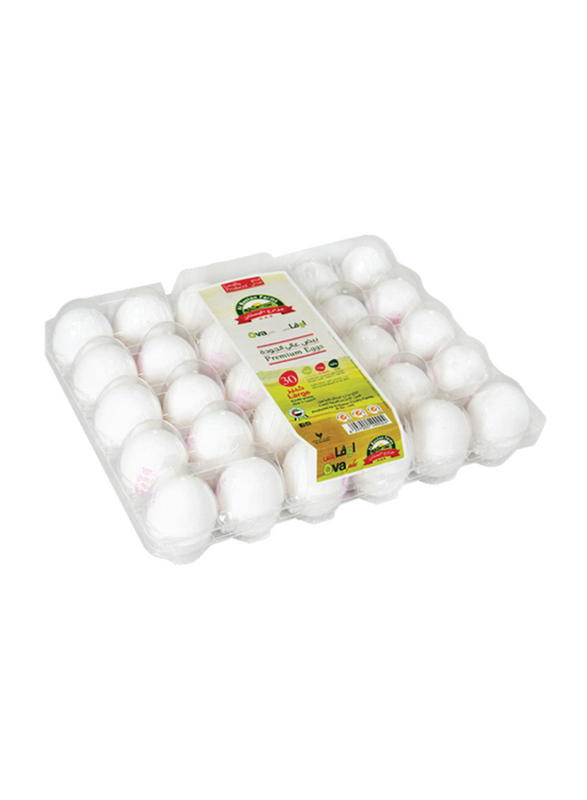 

Ova Plus White Eggs, Medium, 30 Pieces