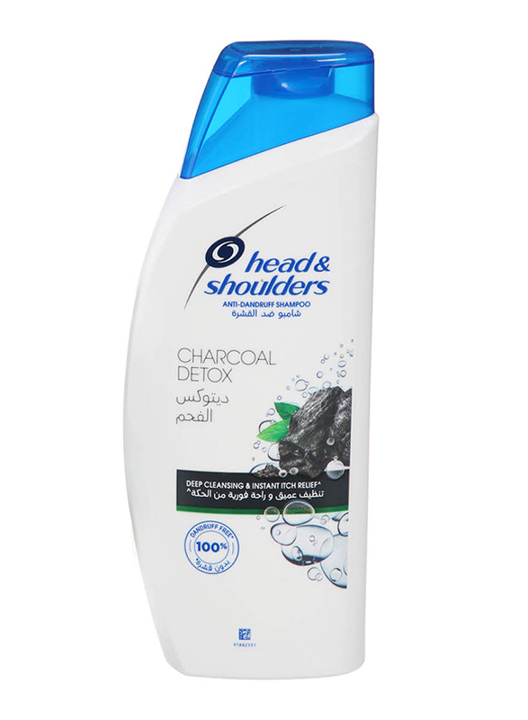 

Head & Shoulders Charcoal Detox Anti-Dandruff Shampoo for All Hair Types, 600ml