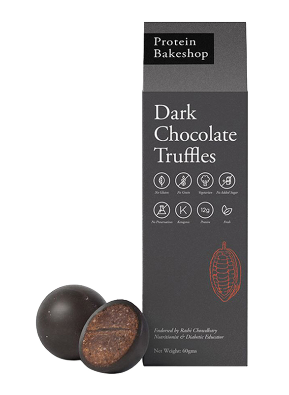 

Protein Bakeshop Dark Chocolate Truffle, 60g