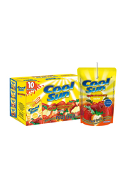 Cool Sun Apple Strawberry Juice, 10 Pouch x 200ml