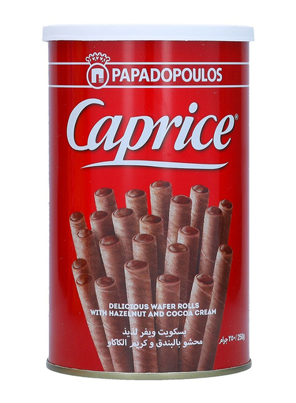 

Caprice Classic Hazelnut & Cocoa Cream Wafer Rolls, 2 x 250g