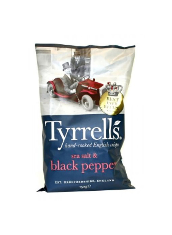 

Tyrrells Sea Salt & Black Pepper Crisps, 150g