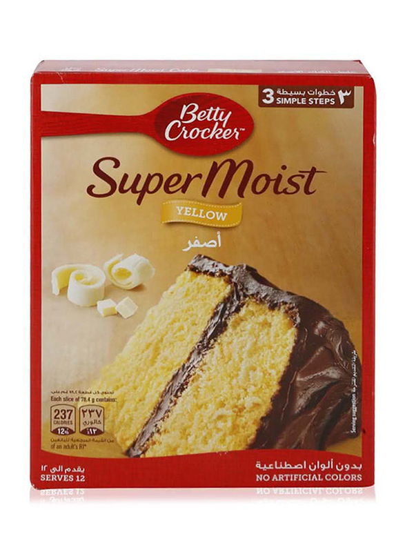 

Betty Crocker Cake Super Moist Yellow, 500g