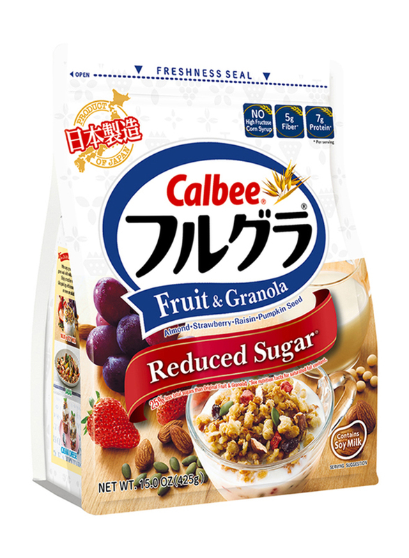 

Calbee Frugra Reduced Sugar Cereal, 425g