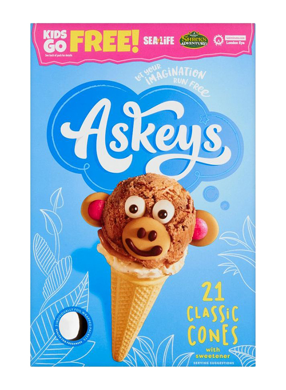

Askeys Sugar Free Ice Cream Cones, 21 Cones x 81g