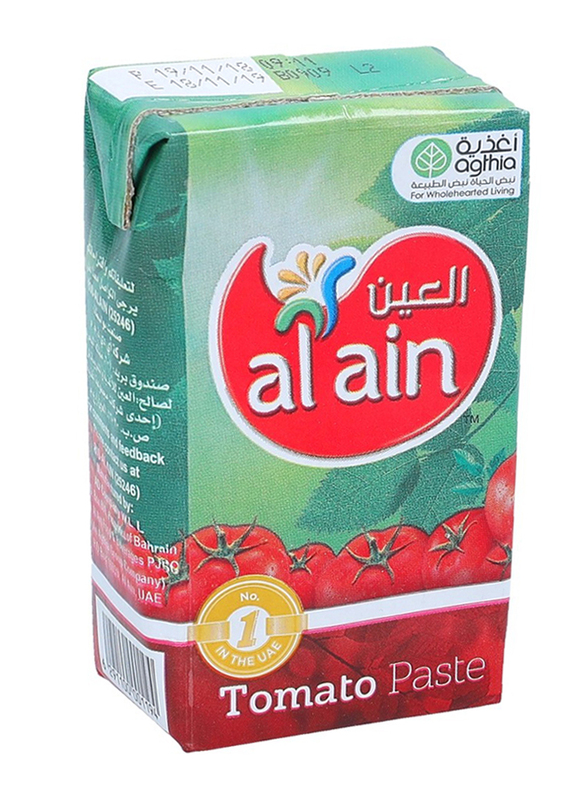 

Al Ain Tomato Paste Tetra, 135g