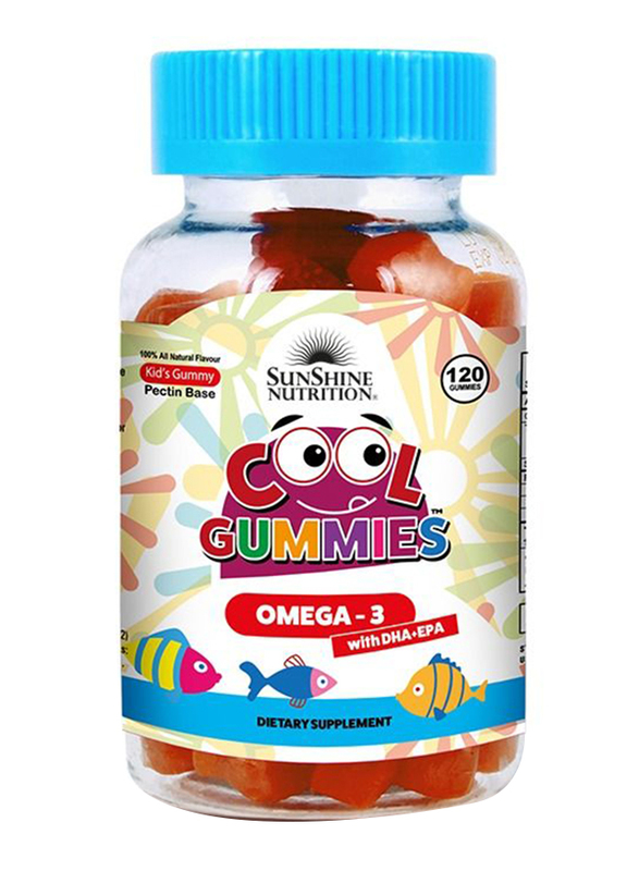 

Sunshine Cool Omega 3, 2 x 60 Gummies