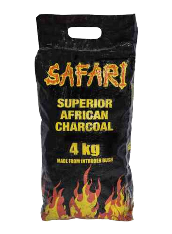

Safari 4kg Hardwood Charcoal, Black