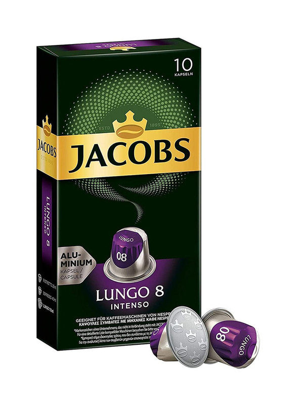 

Jacobs Espresso Lungo Capsules, 8 Capsules, 52g