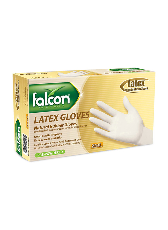 Latex Gloves, Small, 100 Pieces, White DubaiStore.com - Dubai