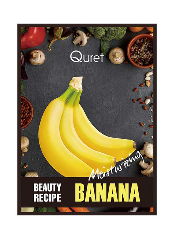 

Quret Banana Moisturizing Beauty Recipe Mask, 25g