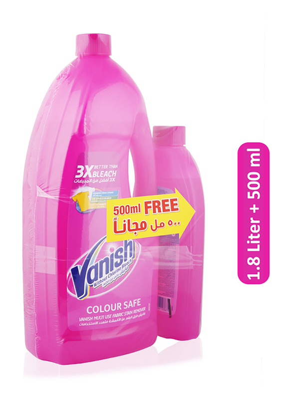 

Vanish Colour Safe Liquid Fabric Stain Remover Set - 1.8 Liter + 500 ml