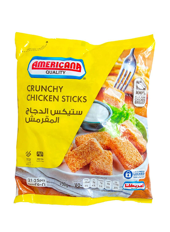 Americana Crunchy Chicken Sticks, 750g