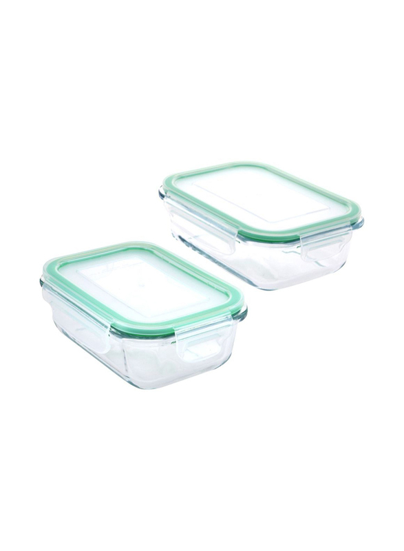

Windcera 2-Piece Food Container Set, 370 + 640ml, Clear