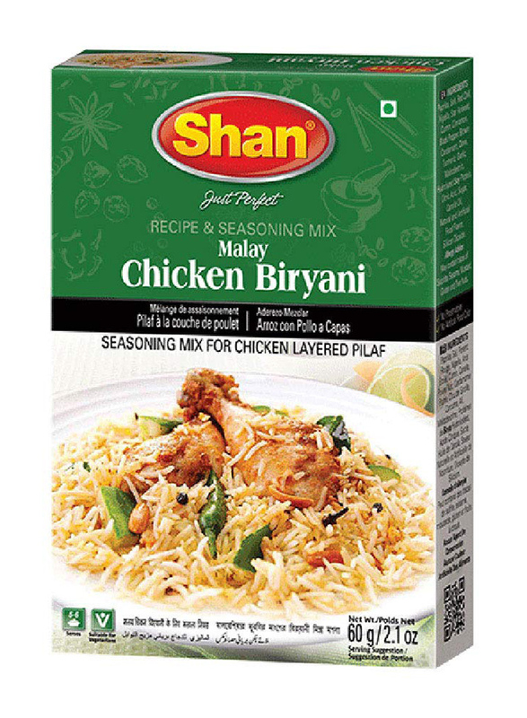 

Shan Malay Chicken Biriyani Mix, 3 x 60g