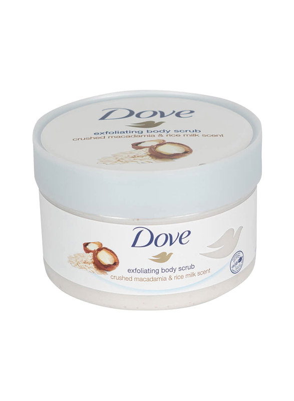 

Dove Exfoliating Body Scrub Macadamia & Rice Milk, 225ml