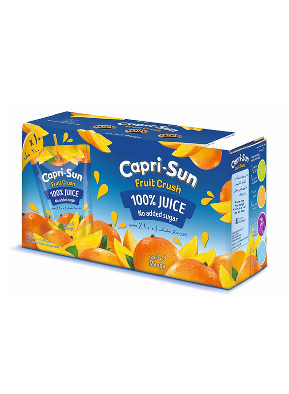 

Capri Sun No Added Sugar Orange Juice, 10 x 200ml