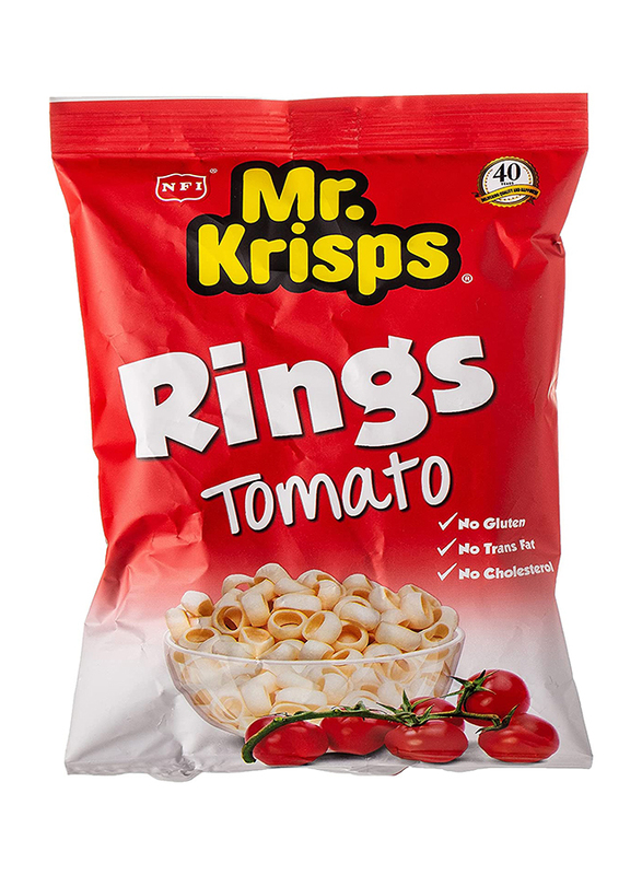 

Mr.Krisps Tomato Flavor Potato Rings, 15gm