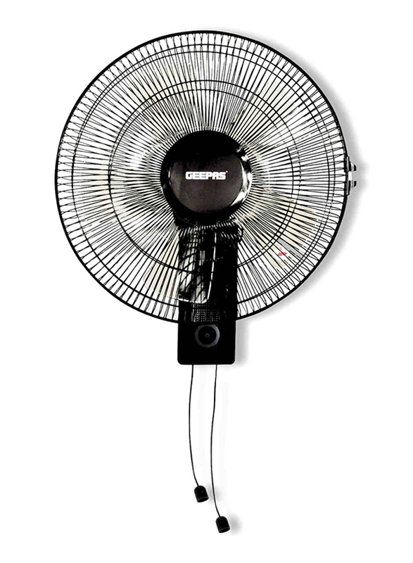 

Geepas 16-inch Electrical Wall Fan, GF9483N, Black