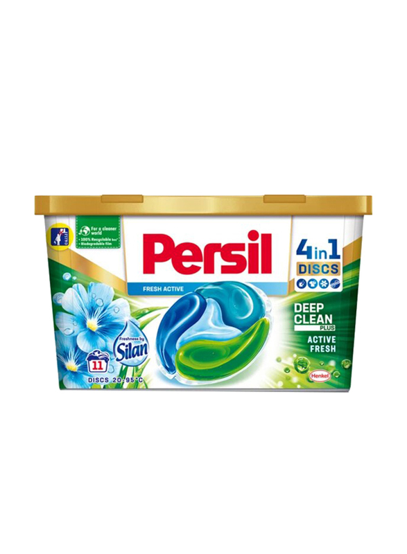 

Persil Fresh Active 4 in 1 Capsule Detergent, 11 Pieces, 25gm