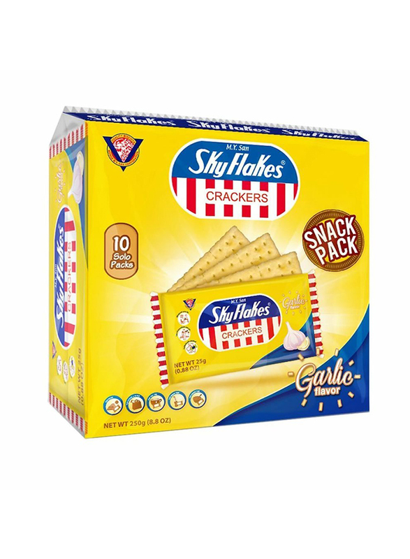 

M.Y. San Sky Flakes Garlic Crackers, 250g