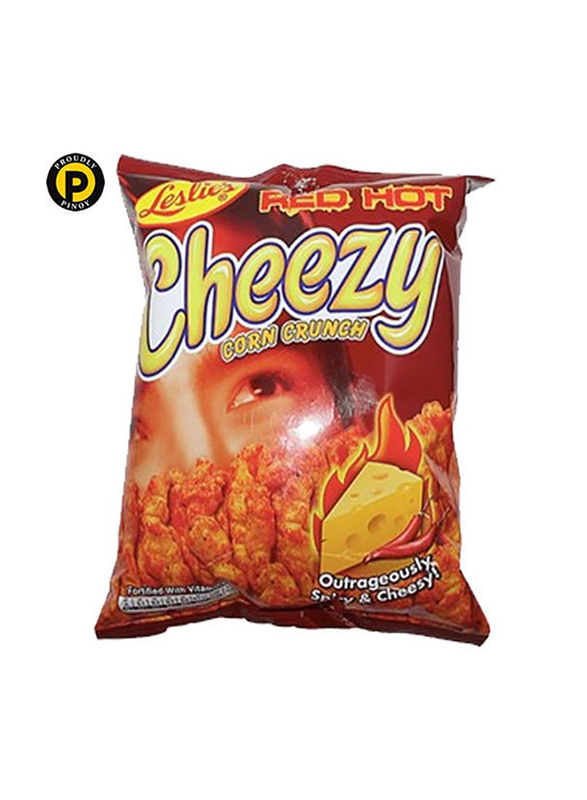 

Leslies Redhot Cheezy Corn Crunch Chip, 70g