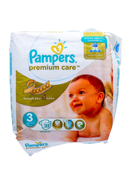 Pampers Premium Care Diapers, Size 3, Midi, 5-9 kg, Carry Pack, 25 Count