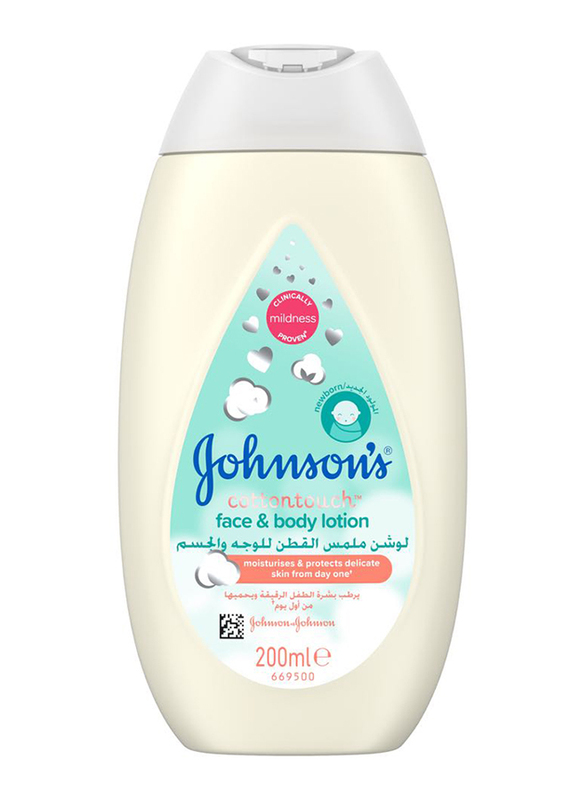 

Johnson's Baby 200ml CottonTouch Face and Body Lotion for Newborn Babies
