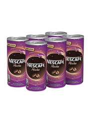 Nescafe Mocha Milk Coffee, 6 Cans x 240ml