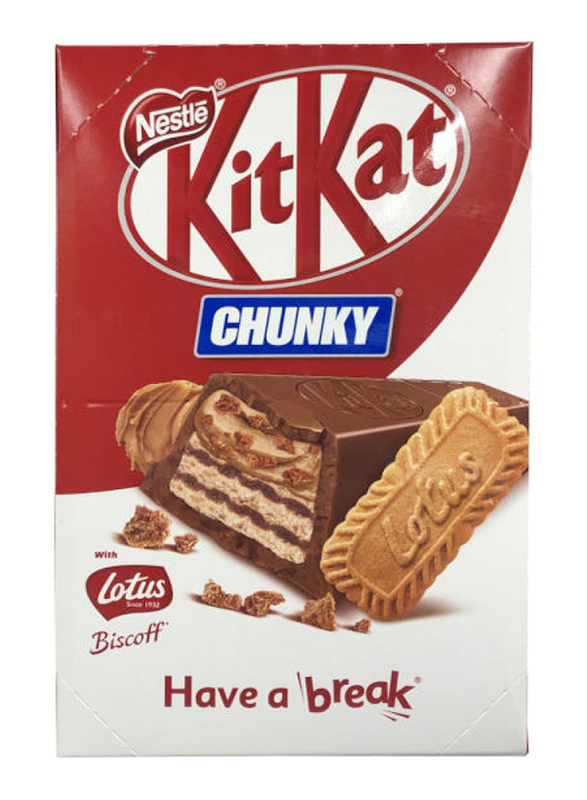 

Nestle Kit Kat Chunky Lotus Biscoff, 24 x 41.5g