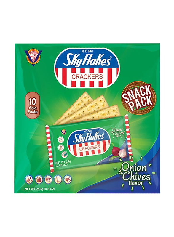 

M.Y. San Sky Flakes Onion & Chives Crackers, 250g