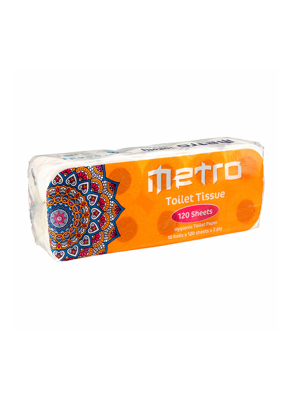 

Metro Toilet Paper Rolls, 10 x 120 Sheets