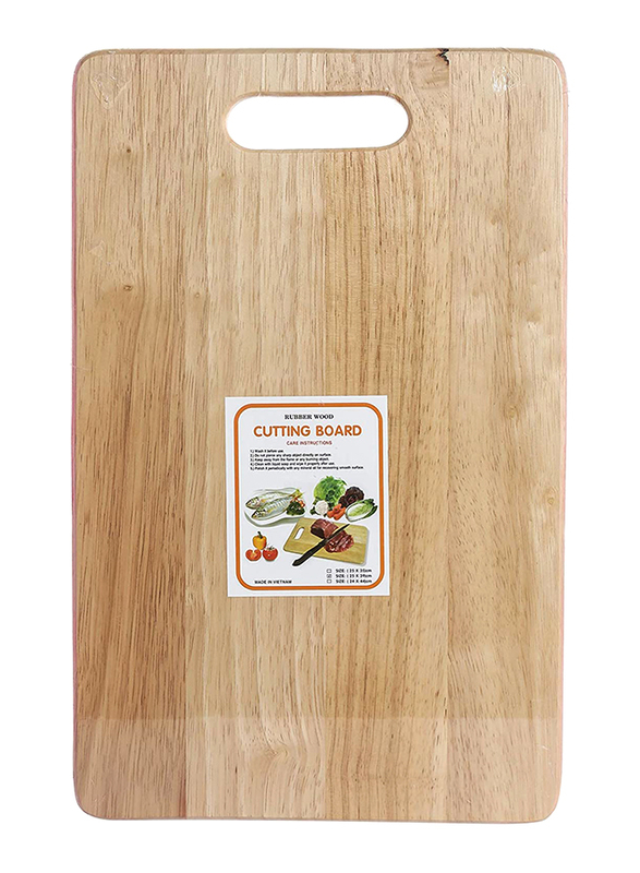 

Unbranded Wooden Rectangular Cutting Board, Beige