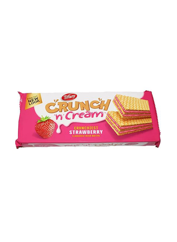 

Tiffany Cream Strawberry Flavored Wafers, 76g
