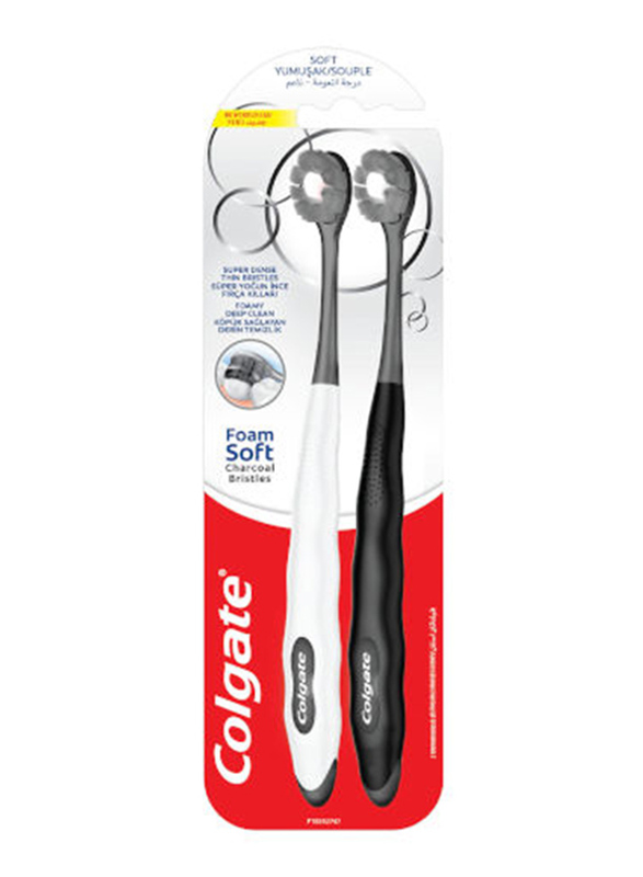 

Colgate Foam Cushion Toothbrush, Multicolour, 2 Pieces