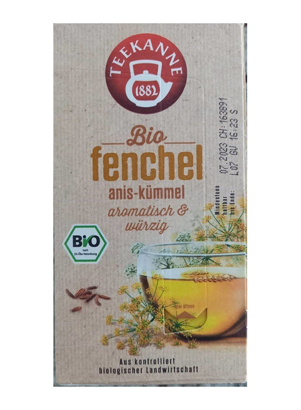 

Teekanne Fennel Tea, 18 Tea Bags x 2.50g