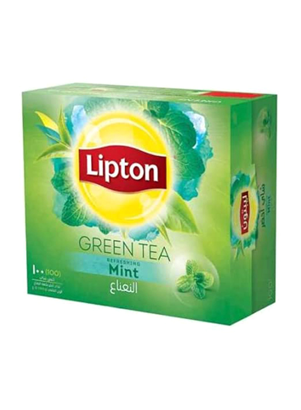 

Lipton Refreshing Mint Green Tea, 100 Tea Bags x 1.5g