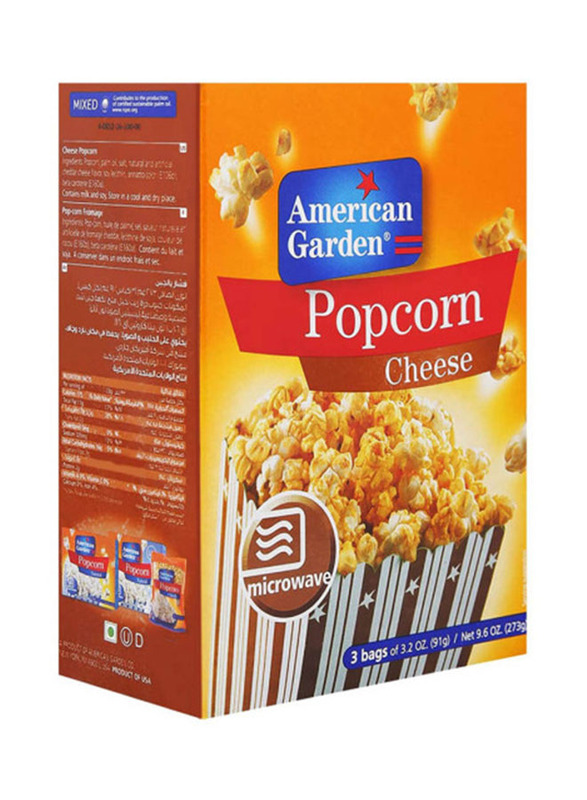 

American Garden Cheese Microwave Popcorn, 273g