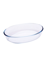 Taliona 3-Piece Oval Glass Bakeware Set, Clear