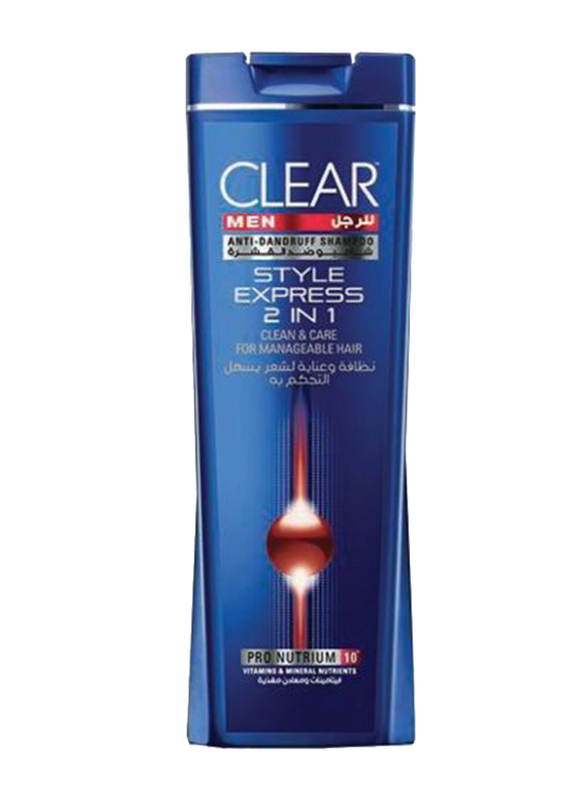 

Clear 2-in-1 Style in Express Anti Dandruff Shampoo for All Hair Types, 400ml