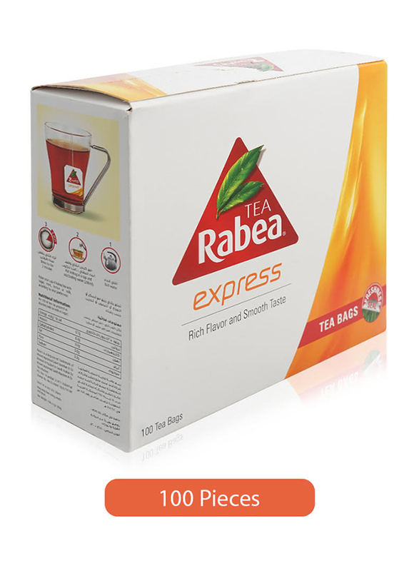 

Rabea Express Tea Bags, 100 Bags x 2g
