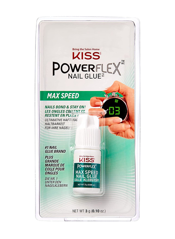 

Kiss Powerflex Max Speed Nail Glue, BK141C, Clear