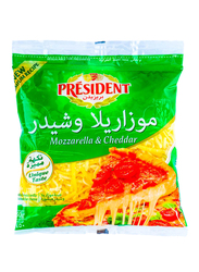 President Mozzarella & Cheddar Shredded Cheese, 450g