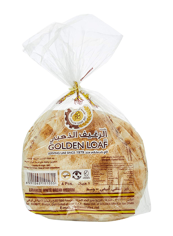 

Golden Loaf Est Lebanese White Bread, Medium