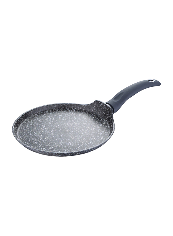 

Bergner 24cm Pandora Round Forged Pancake Pan, Black