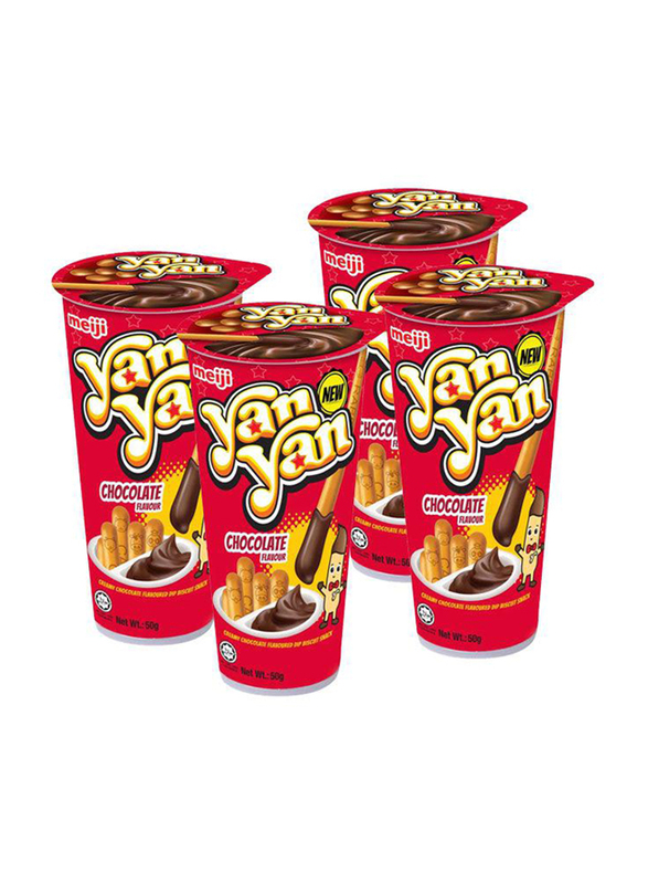 

Meiji Yan Yan Cup Choco/Strawberry Biscuit, 4 x 50g