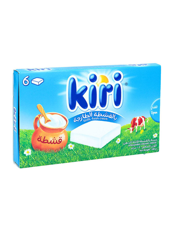 

Kiri Spreadable Creamy Cheese, 6 Pieces, 108g